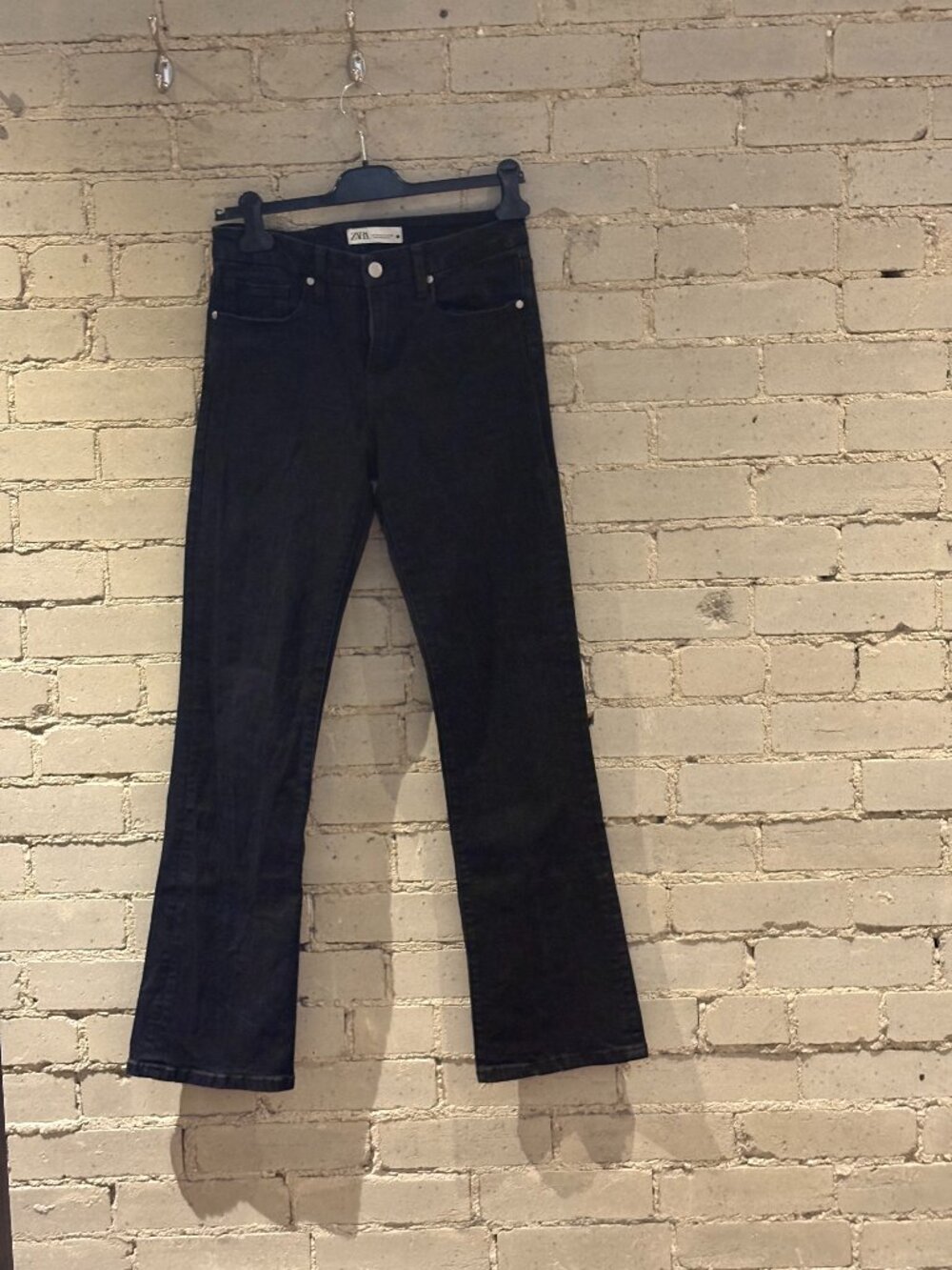 Zara flared black jeans